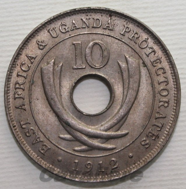 5338 - Est Africa 10 Centesimi Ni 1912 H
