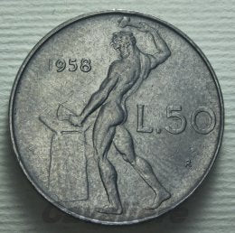 4448 - 50 Lire Ac Vulcano 1958 -NC-